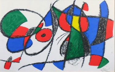 Εκτυπώσεις & Χαρακτικά με τίτλο "ST" από Joan Miró, Αυθεντικά έργα τέχνης, Λιθογραφία
