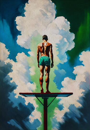 A Portrait of Strength and Freedom Arts numériques intitulée "A Portrait of Stren…" par Jan Keteleer, Œuvre d'art originale, Peinture numérique