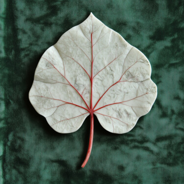 Leaf of Inversion Digitale Kunst getiteld "Leaf of Inversion" door Alberto Capitani, Origineel Kunstwerk, AI gegenereerde afbeelding