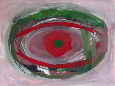 绘画 标题为“"The All-Seeing"” 由Kristiina Merimaa, 原创艺术品, 水粉