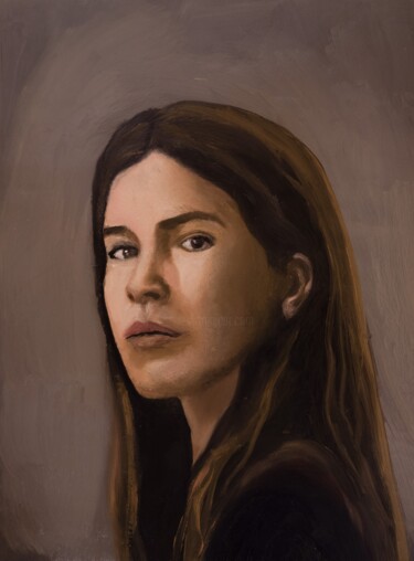 Painting titled "Mia" by Federico Rizzo, Original Artwork, Oil