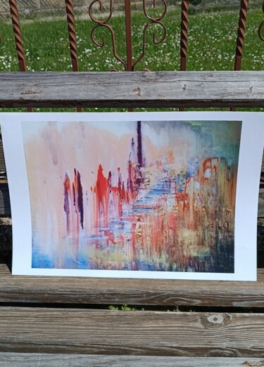 City of Memories Limited Edition Abstract Art Print Картина под названием "City of Memories Li…" - Diana Dimova - Traxi, Подлинное произведение искусства, Цифровая печать