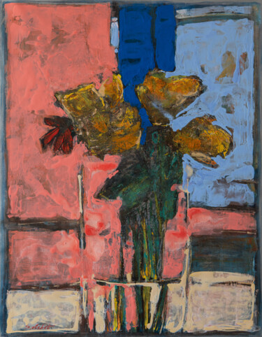 绘画 标题为“Spring in my glass.” 由Ashot Sardaryan, 原创艺术品, 丙烯