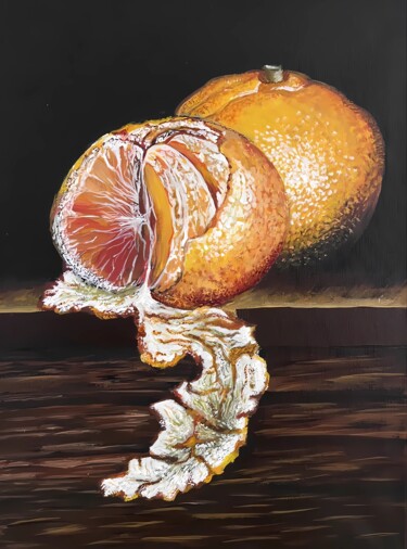 绘画 标题为“Juicy citrus fruit…” 由Iryna Effert-Kysel, 原创艺术品, 丙烯