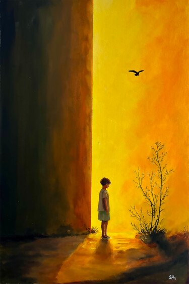 Painting titled "Borderline I" by Sonny Andersson, Original Artwork, Oil