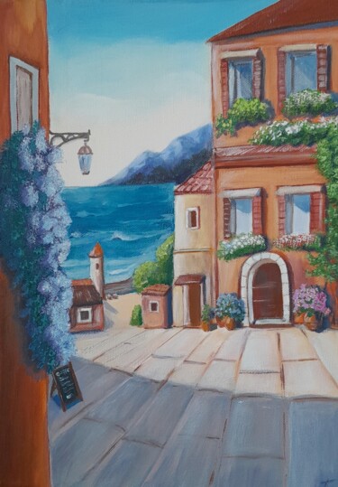Pittura intitolato "Rimini" da Fa Ley, Opera d'arte originale, Acrilico