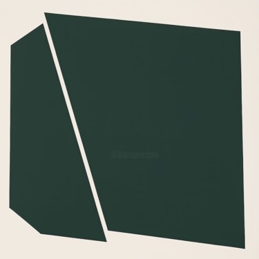 Constructs 2 minimalist geometric art 제목이 "Constructs 2 minima…"인 미술작품 Veronika Obushikhina로, 원작, 아크릴