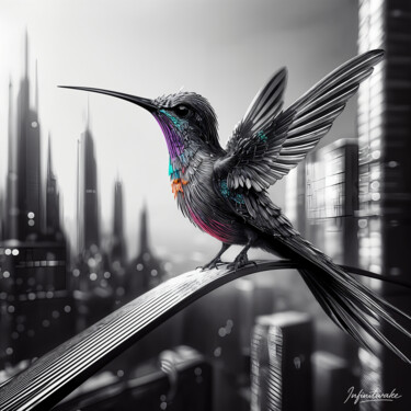 Skycode 제목이 "Skycode"인 디지털 아트 Infinitwake로, 원작, 2D 디지털 작업 artwork_cat.에 장착됨