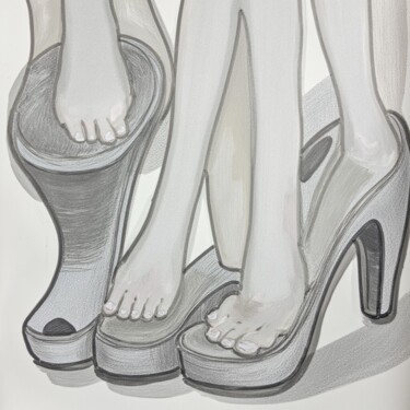 it's more than shoes and legs Arte digitale intitolato "it's more than shoe…" da Irina Egorova, Opera d'arte originale, Lavoro digitale 2D