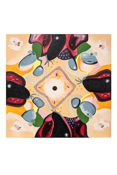 PRZEPLYW Peinture intitulée "PRZEPLYW" par Karina Praska, Œuvre d'art originale, Acrylique