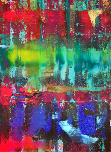 Pittura intitolato "Magic wand" da Olga Melezhik, Opera d'arte originale, Acrilico Montato su Telaio per barella in legno