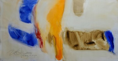Pittura intitolato "Friday, 11.22 p.m." da Vittorio Alberto Roberto, Opera d'arte originale, Olio