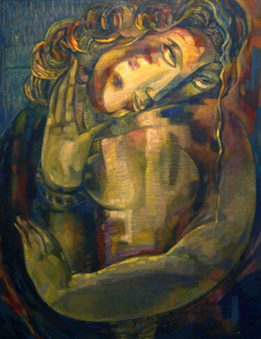 Pittura intitolato "Меланхолия" da Danelian Gregor, Opera d'arte originale, Olio