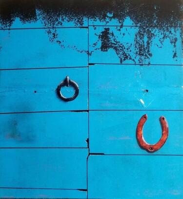 Schilderij getiteld "the blue hour" door Thot, Origineel Kunstwerk, Acryl
