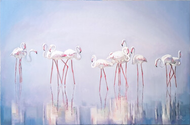 LONG-LEGGED GRACES "LONG-LEGGED GRACES" başlıklı Tablo Tatiana Rezvaya tarafından, Orijinal sanat, Petrol Ahşap Sedye çerçevesi üzerine monte e…