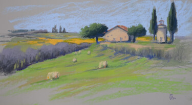 In the Silence of Noon Disegno intitolato "In the Silence of N…" da Irina Gross, Opera d'arte originale, Pastello