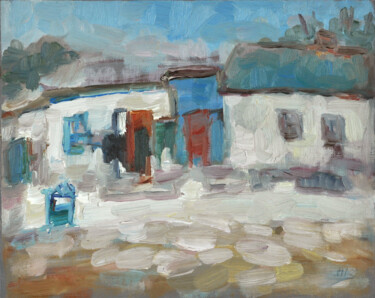 White house oil painting "White house oil pai…" başlıklı Tablo Marina Zubkova tarafından, Orijinal sanat, Petrol