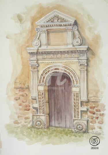 ""Church of Our Lady…" başlıklı Tablo Andrew Gorbachev tarafından, Orijinal sanat, Suluboya