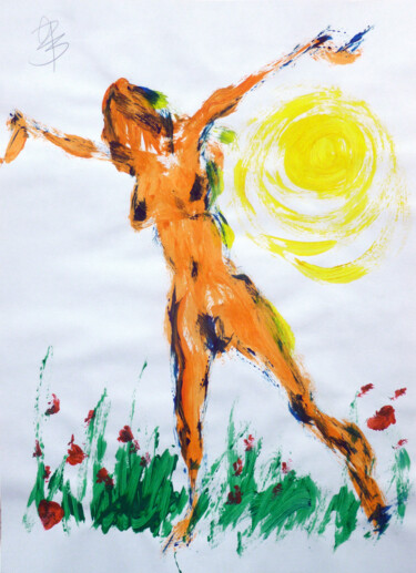 "Primavera reviDiva." başlıklı Tablo Götz Wiedenroth tarafından, Orijinal sanat, Zamklı boya