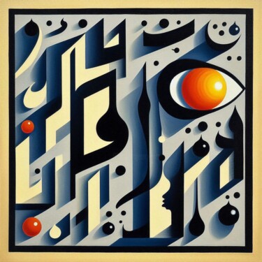 Digital Arts titled "ABSTRA-EX-LAN 001" by Karavix, Original Artwork, AI generated image