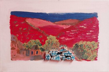 Dusk Over Pampaneira Peinture intitulée "Dusk Over Pampaneira" par Jori Aguilar, Œuvre d'art originale, Acrylique Monté sur Châssis en bois