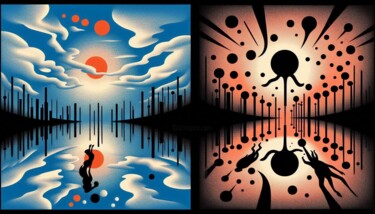 Digital Arts titled "ABSTRA-EX-LAN 020" by Karavix, Original Artwork, AI generated image