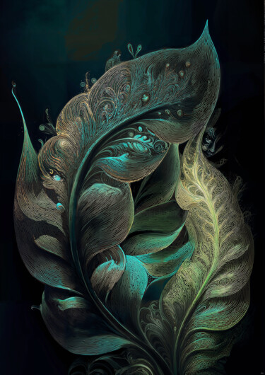 Digital Arts titled "Symbole" by Julien Louvier Legrand (Ju), Original Artwork, AI generated image