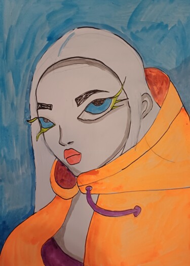 Tekening getiteld "The next winter cup" door Ashton Knighting, Origineel Kunstwerk, Inkt