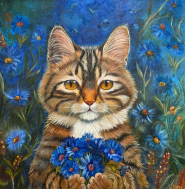 Pintura titulada "Cats 2" por Svetlana Leont Eva, Obra de arte original, Oleo
