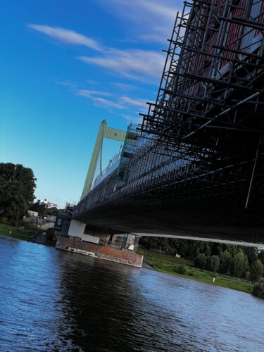 제목이 "Brücke Köln Mülheim"인 사진 Mick Paulat로, 원작, 조작되지 않은 사진