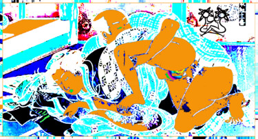 Printmaking titled "Japan" by Natalia E. Woytasik, Original Artwork, Digital Print