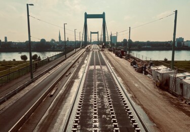 摄影 标题为“Blick über Brücke” 由Mick Paulat, 原创艺术品, 非操纵摄影