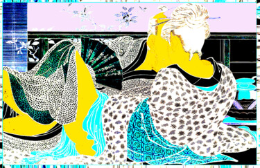 Printmaking titled "Japan III" by Natalia E. Woytasik, Original Artwork, Digital Print