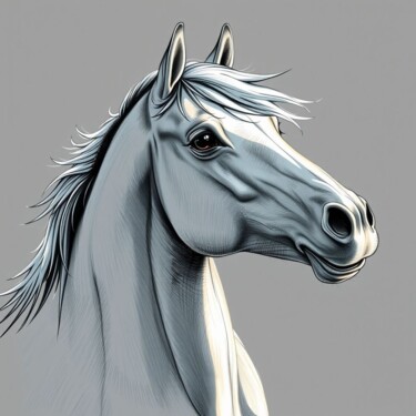 Design getiteld "Le cheval" door Daoudi Mohamed, Origineel Kunstwerk, Meubilair