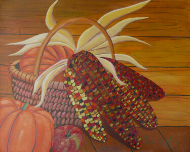 Pittura intitolato "Harvest" da Anthony Dunphy, Opera d'arte originale, Acrilico