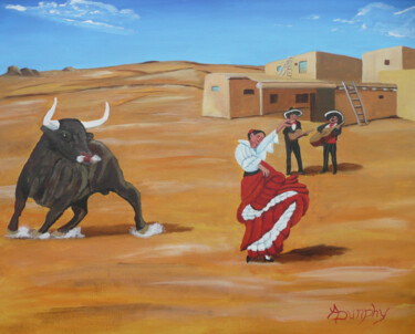 "Unaware Serenade" başlıklı Tablo Anthony Dunphy tarafından, Orijinal sanat, Akrilik