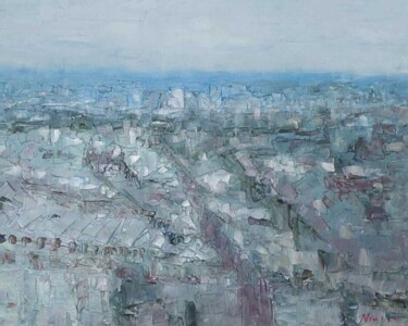 绘画 标题为“Paris” 由Vasyl Beniuk, 原创艺术品, 油
