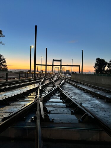 摄影 标题为“Verwegung Railway2” 由Mick Paulat, 原创艺术品, 数码摄影