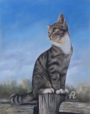 Dessin intitulée "Date" par Irene_art, Œuvre d'art originale, Pastel
