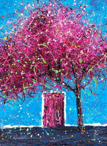 Flourish Anyway "Flourish Anyway" başlıklı Tablo Nadiia Antoniuk tarafından, Orijinal sanat, Akrilik Ahşap Sedye çerçevesi üzerine monte edi…