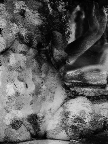 Photographie intitulée "Mirrored flesh" par John Stan, Œuvre d'art originale, Photographie manipulée Monté sur Châssis en bo…