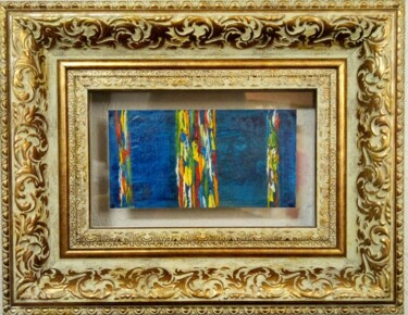 Ukrainian trident Schilderij getiteld "Ukrainian trident" door Kyrylo Bondarenko, Origineel Kunstwerk, Olie