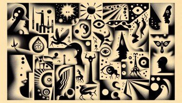Digital Arts titled "ABSTRA-EX-LAN 027" by Karavix, Original Artwork, AI generated image