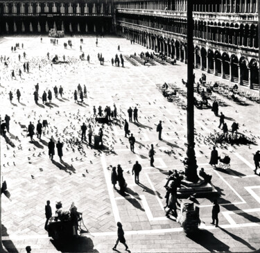 "" Piazza  SAN MARCO…" başlıklı Fotoğraf Jean Louis Giudicelli tarafından, Orijinal sanat, Analog Fotoğrafçılık