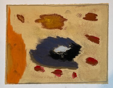 Painting titled "Kreide 58" by Birgit Karg, Original Artwork, Chalk