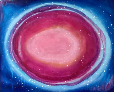 Cosmic Soulprint 绘画 标题为“Cosmic Soulprint” 由Fabiola Weißhar, 原创艺术品, 丙烯