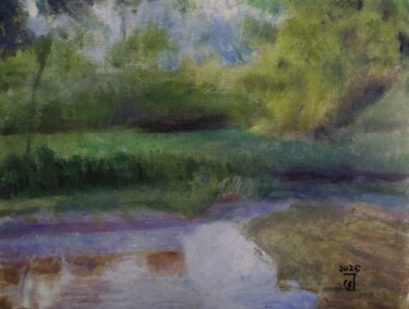 Pintura titulada "Síntesis natura" por Jose Oña Jurado, Obra de arte original, Oleo