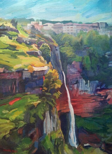 Painting titled "manzara resimleri 7" by Ismail Painter, Original Artwork, Acrylic