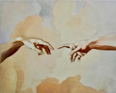L'instant suspendu Painting titled "L'instant suspendu" by Abdel Maha, Original Artwork, Pencil