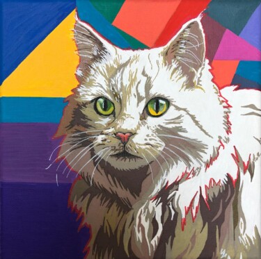 "FLOYD" başlıklı Tablo Madeline Grunert tarafından, Orijinal sanat, Akrilik Ahşap Sedye çerçevesi üzerine monte edilmiş